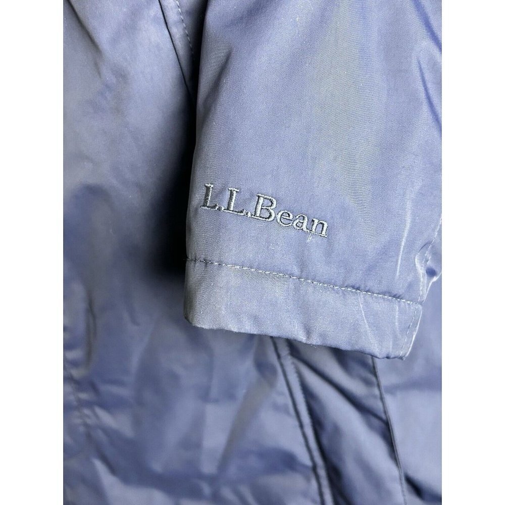 LL BEAN WOMEN'S CLASSIC NAVYBLUE WINTER COAT PARKA DRAWSTRING WAIST Size XS - Picture 4 of 9